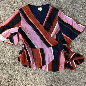 criss cross w/ tie top